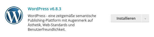 WordPress installieren